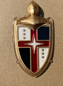 Ornament, Hood Filler Shield Insert Plastic NEW